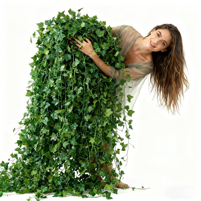 Sphagnum Moss Dry - Guirlande de lierre de 19m/755 pouces,